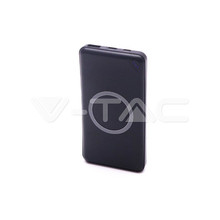 SKU 8909 Външна Батерия 10К Mah Безжично Зареждане 1 USB + Type C Черна с марка V-TAC