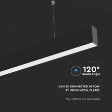 SKU 21882 LED Линейно Осветление SAMSUNG ЧИП - 40W Висящо Черно Тяло 3000К 1200x35x67mm с марка V-TAC