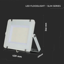 LED Прожектор 200W 4000К 120LM/W SAMSUNG ЧИП Бяло Тяло SKU 21787 V-TAC
