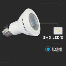 LED Крушка E27 5.8W 6400K PAR20 SAMSUNG ЧИП SKU 21149 V-TAC