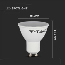 LED Крушка GU10 4.5W 6400K 110° SMD Пластик SKU 211687 V-TAC