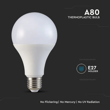 LED Крушка E27 20W 4000K SAMSUNG CHIP A80 Plastic SKU 21238 V-TAC
