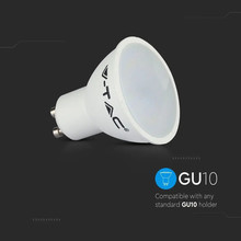 LED Крушка GU10 5.5W RGB + 3000K Пластик SKU 212778 V-TAC