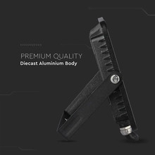 LED Прожектор 50W 4000К SAMSUNG ЧИП Черно Тяло SKU 21407 V-TAC