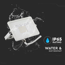 LED Прожектор 20W 3000К SAMSUNG ЧИП Бяло Тяло SKU 21442 V-TAC