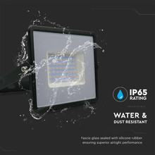 LED Прожектор 50W 6500K Е-Series Черно Тяло SKU 215960 V-TAC