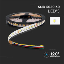 LED Лента SMD5050 - 60/1 24V IP65 3in1+ RGB SKU 2896 V-TAC
