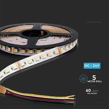 LED Лента SMD5050 - 60/1 24V IP65 3in1+ RGB SKU 2896 V-TAC