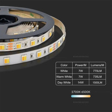 LED Лента SMD2835 - 120/1 24V IP65 3in1 SKU 2898 V-TAC