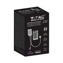 IR Контролер + Дистанционно CCT 3в1+RGB 28 Бутона SKU 2899 V-TAC