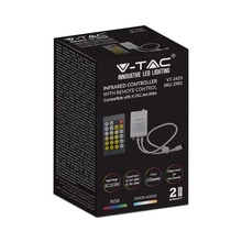 IR Контролер + Дистанционно CCT 3в1+RGB 24 Бутона SKU 2901 V-TAC