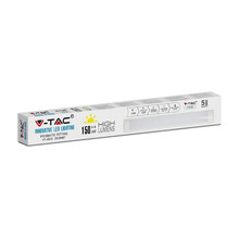 15W LED Линейно Тяло Пластик 60см 3000К 160LM/W 5 Г. Гаранция SKU 6487 V-TAC