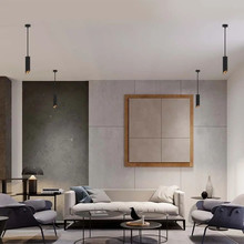 1*GU10 Корпус Пендел Черен D:55*200MM SKU 6684 V-TAC