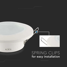 GU10 Корпус Кръг Бял SKU 6698 V-TAC