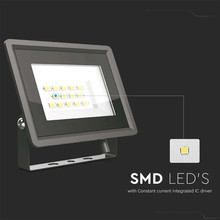LED Прожектор 10W 4000K Черно Тяло SKU 6728 V-TAC