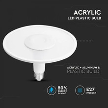 LED Крушка Е27 11W AMSUNG ЧИП UFO Пластик 4000K SKU 2782 V-TAC