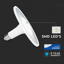 LED Крушка Е27 11W AMSUNG ЧИП UFO Пластик 4000K SKU 2782 V-TAC