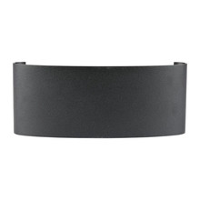 8W LED Wall Light Sand Black IP54 3000K