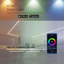 Wifi Контролер + Дистанционно CCT 3в1+RGB 24 Бутона SKU 2902 V-TAC