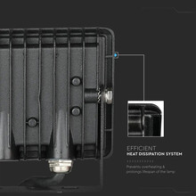 LED Прожектор 10W Червена светлина IP65 E-Series Черно Тяло SKU 5989 V-TAC