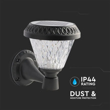 Соларен аплик за стена с дистанционно 3в1 сменяем спектър IP44 SKU 93575 V-TAC