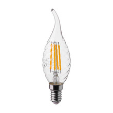 LED Bulb - 4W Filament  E14 Twist Candle Tail 4000K