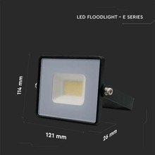 LED Прожектор 20W 3000K Е-Series G2 Черно Тяло SKU 215946 V-TAC