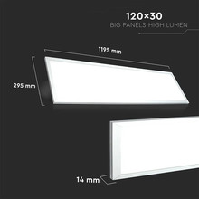 LED Панел 29W 1200x300mm A++ 6400K Вкл. Драйвер SKU 216258 V-TAC