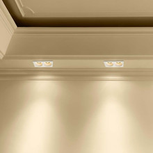 Луничка за таван 2xGU10 Гипс Кръг Бяла SKU 6762 V-TAC