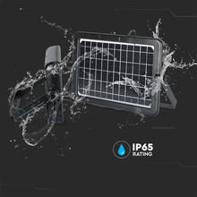 LED прожектор 10W 4000K със соларен панел SKU 8674 V-TAC