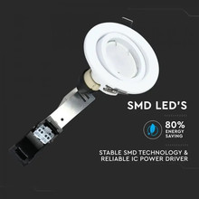 SKU 8882 LED Крушка - 5W GU10 С Фасунга Бяло Тяло 4500К 3бр/сет с марка V-TAC