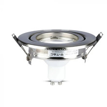 SKU 8884 LED Крушка - 5W GU10 С Фасунга Сатен Никел 3000К 3бр/сет с марка V-TAC