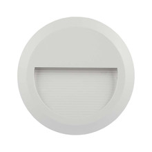 LED Осветление За Стъпала 2W 4000K Кръг Бяло Тяло SKU 211314 V-TAC
