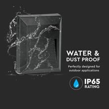 2W LED Step Light Black Body Square 3000K