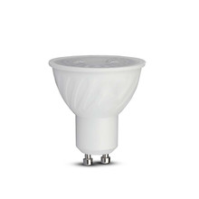 LED Spotlight SAMSUNG CHIP - GU10 6W  Ripple Plastic 38° Dimmable 6400K