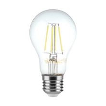 LED Bulb - 8W Filament E27 A60 Dimmable Clear Cover 3000K