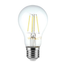 LED Bulb - 6W Filament E27 A60 Clear Cover 3000K