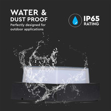 Аплик за стена 7W 3000К Черна Квадрат SKU 218612 V-TAC