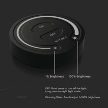 Тъч Димер за LED лента Черен SKU 2920 V-TAC