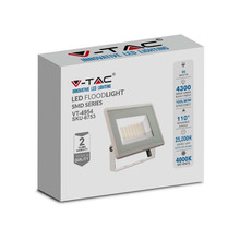LED Прожектор 50W 4000K Бяло Тяло SKU 6753 V-TAC