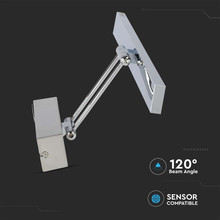 LED Лампа За Картина 8W 4000К Хром Подвижда455мм SKU 213900 V-TAC