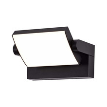 20W LED Wall Light Black Body 3000K IP65