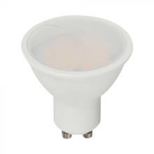 LED Spotlight - 2.9W GU10 SMD White Plastic Milky Cover 4000K
