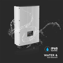 Соларен инвертор 10KW On-Grid трифазен с DC прекъсвач IP66 с 5г. гаранция SKU 11373 V-TAC