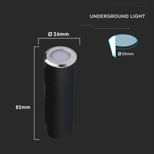 LED Осветление За Cтъпала 0.5W 3000K Сребърен SKU 211463 V-TAC