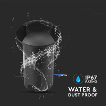 LED Осветление За Стъпала 1W 3000K Двупосочно Черно Тяло SKU 211466 V-TAC