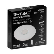 LED Плафон С Дистанционно 30W-60W-30W 3 в 1 Сменяем Спектър Гръг SKU 2114911 V-TAC