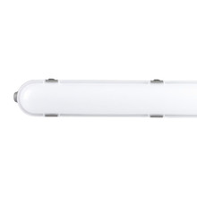 LED Waterproof Fitting SAMSUNG CHIP M-SERIES 1200mm 36W 4000K Emergency Kit PC/PC SS Clip 120LM/W