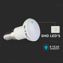 LED Крушка E14 3W 6400K SAMSUNG ЧИП R39 SKU 21212 V-TAC