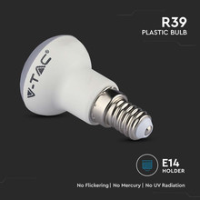 LED Крушка E14 3W 6400K SAMSUNG ЧИП R39 SKU 21212 V-TAC